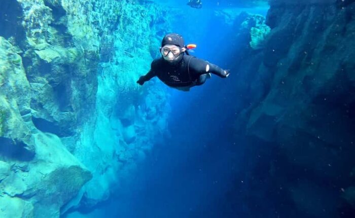 Wetsuit Snorkeling in Silfra