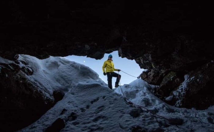 Caving in Leidarendi Lava Tunnel & Horseback Riding